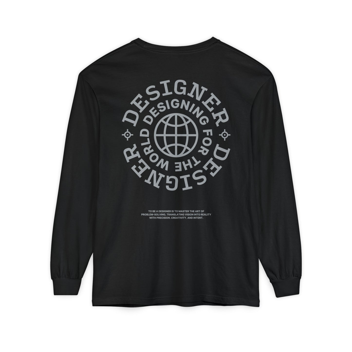 Designing For The World Black Long Sleeve