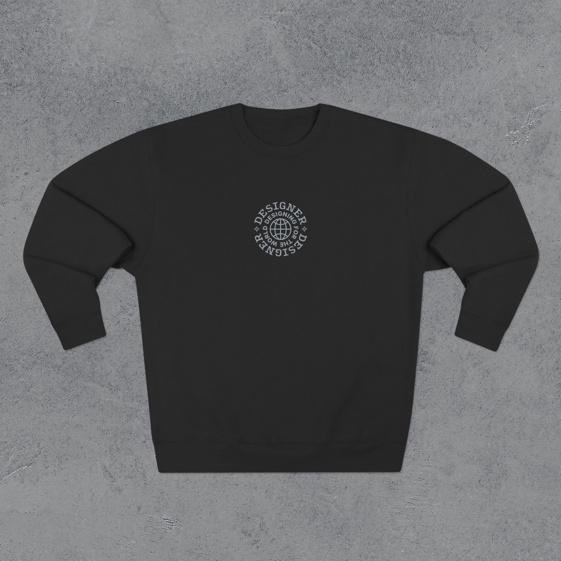 Designing For The World Black Sweatshirt