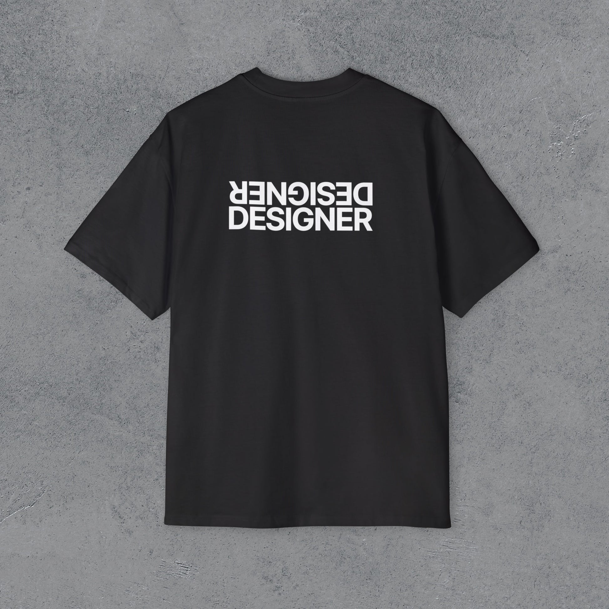 Designer Black Oversized Tee
